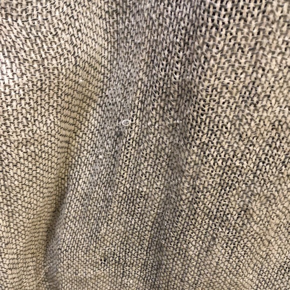 Mastro Moda made in Italy linen trim, open weave natural look tunic top - Picture 7 of 12